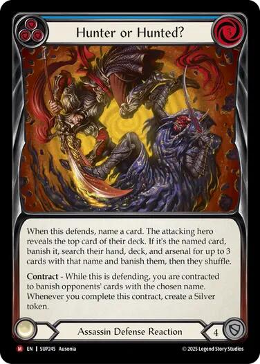 Hunter or Hunted? [SUP245] (Super Slam)  Rainbow Foil | Boutique FDB TCG