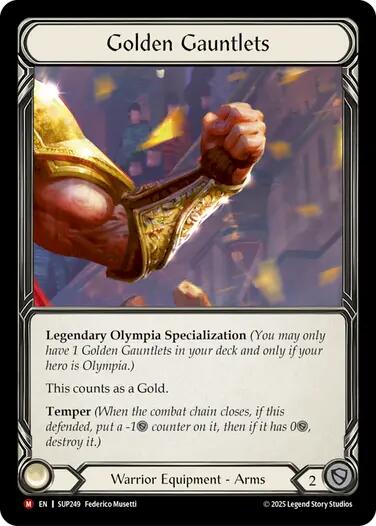Golden Gauntlets [SUP249] (Super Slam) | Boutique FDB TCG