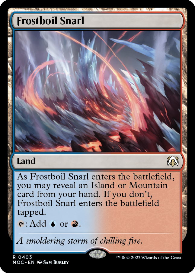 Frostboil Snarl [March of the Machine Commander] | Boutique FDB TCG