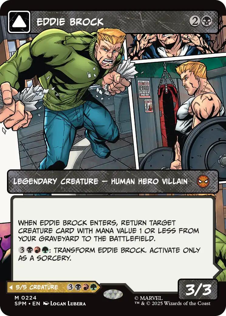 Eddie Brock (0224) (Borderless) [Marvel's Spider-Man] | Boutique FDB TCG