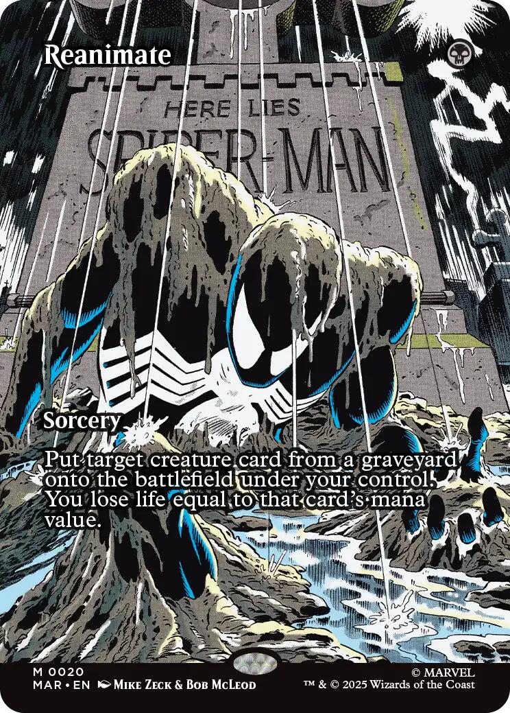 Reanimate (Borderless) [Marvel's Spider-Man: Eternal-Legal] | Boutique FDB TCG