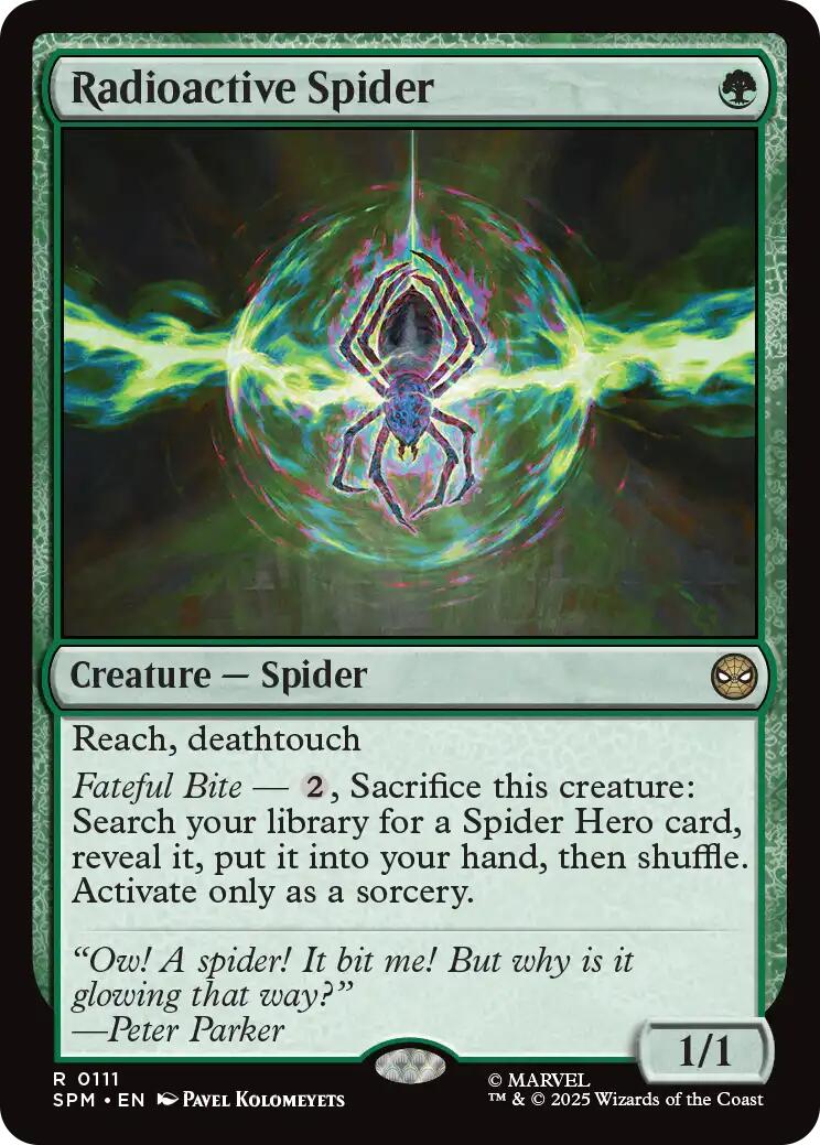 Radioactive Spider [Marvel's Spider-Man] | Boutique FDB TCG