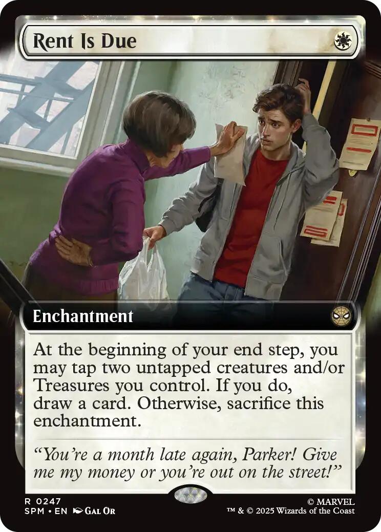 Rent Is Due (Extended Art) [Marvel's Spider-Man] | Boutique FDB TCG