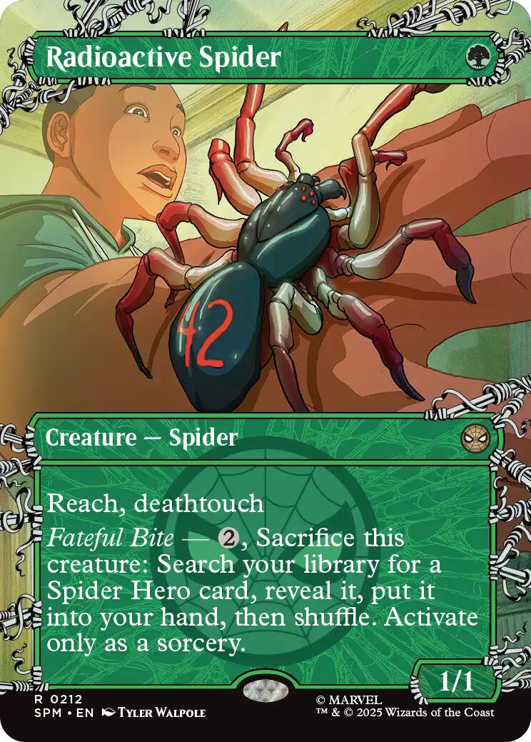 Radioactive Spider (Borderless) [Marvel's Spider-Man] | Boutique FDB TCG