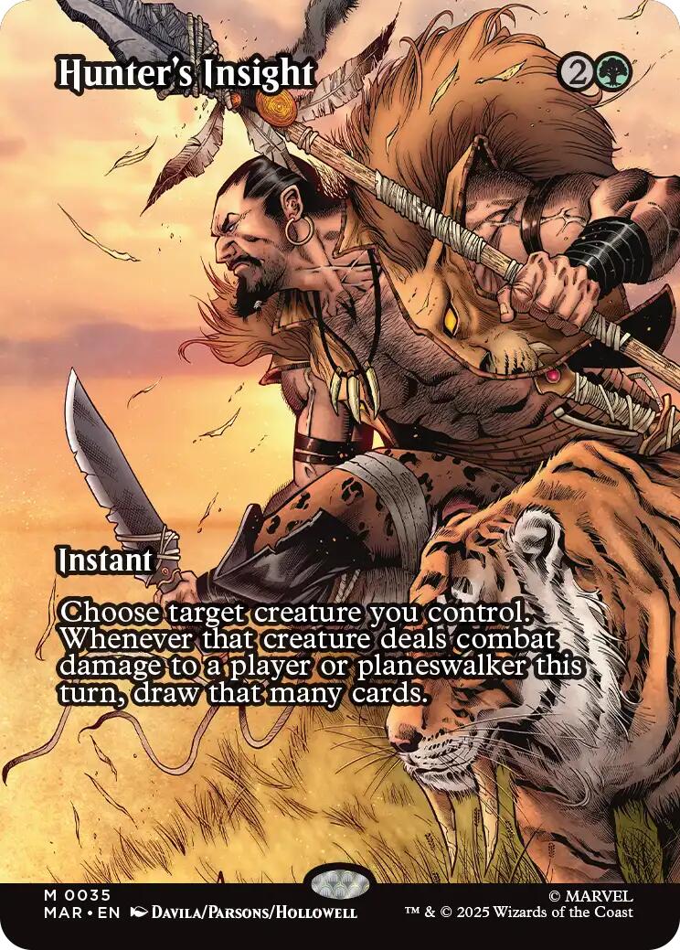 Hunter's Insight (Borderless) [Marvel's Spider-Man: Eternal-Legal] | Boutique FDB TCG