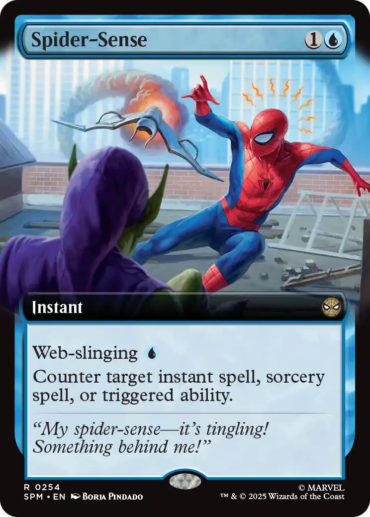 Spider-Sense (Extended Art) [Marvel's Spider-Man] | Boutique FDB TCG