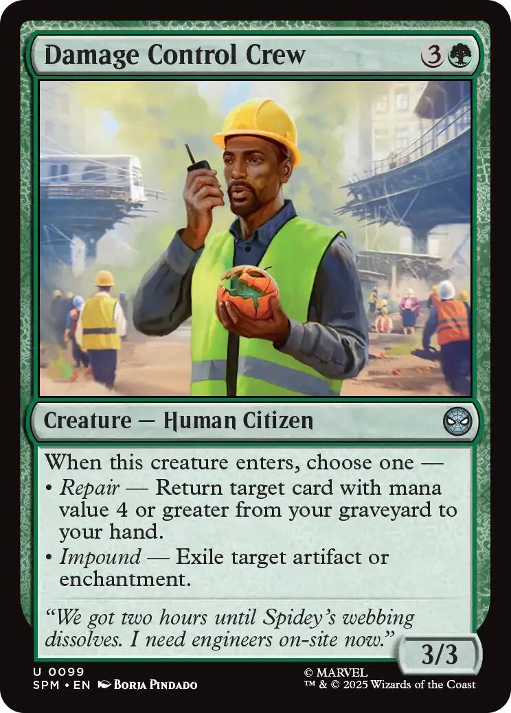 Damage Control Crew [Marvel's Spider-Man] | Boutique FDB TCG