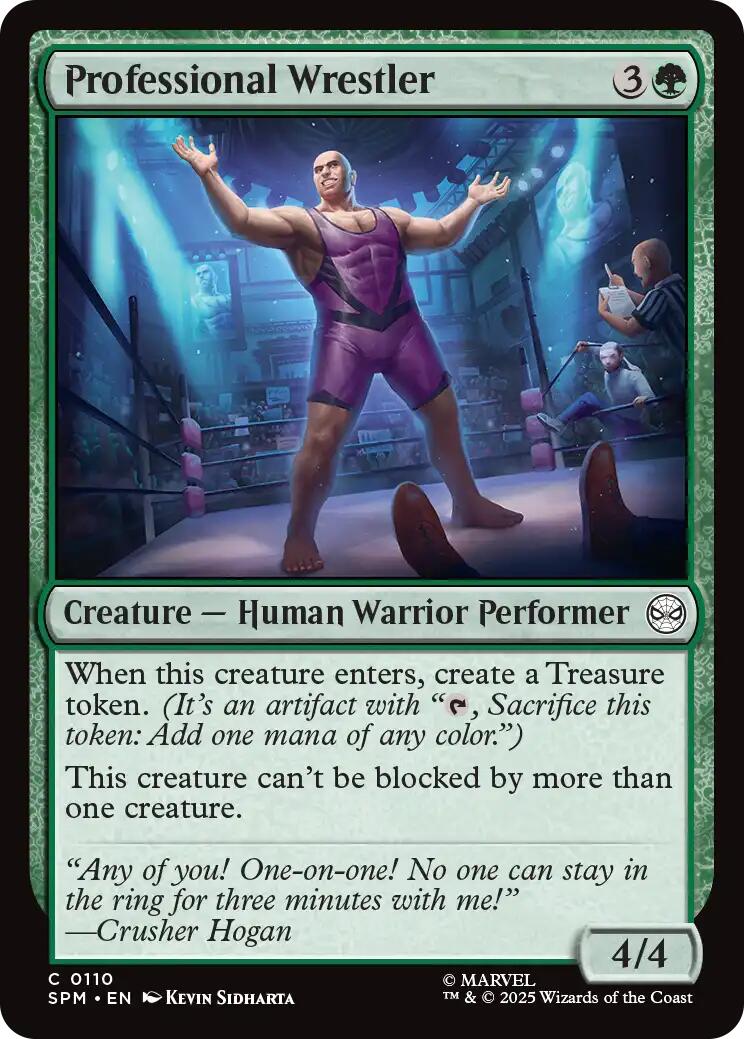 Professional Wrestler [Marvel's Spider-Man] | Boutique FDB TCG