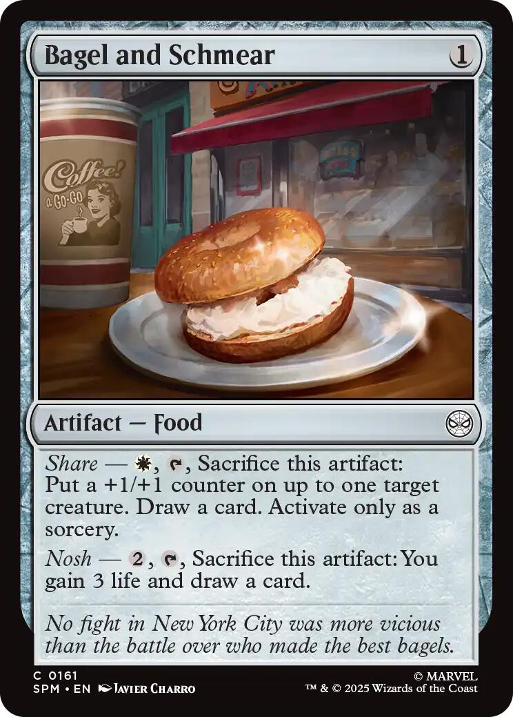 Bagel and Schmear [Marvel's Spider-Man] | Boutique FDB TCG