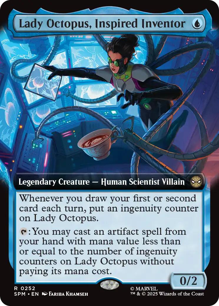 Lady Octopus, Inspired Inventor (Extended Art) [Marvel's Spider-Man] | Boutique FDB TCG