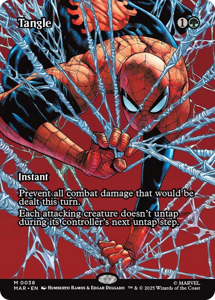 Tangle (Borderless) [Marvel's Spider-Man: Eternal-Legal] | Boutique FDB TCG