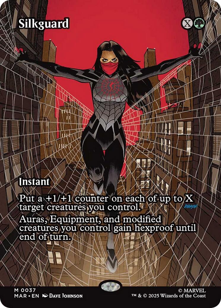 Silkguard (Borderless) [Marvel's Spider-Man: Eternal-Legal] | Boutique FDB TCG