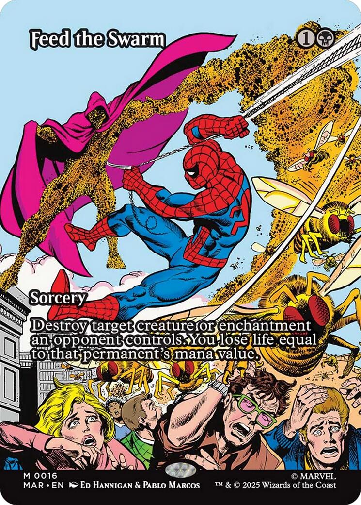 Feed the Swarm (Borderless) [Marvel's Spider-Man: Eternal-Legal] | Boutique FDB TCG