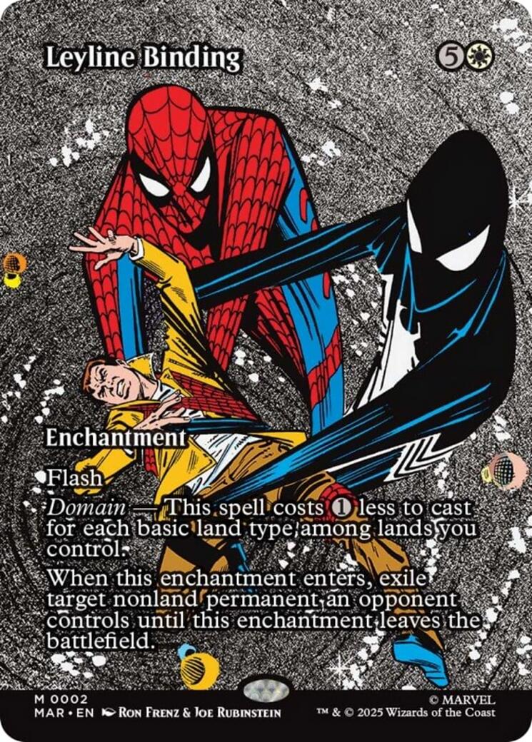 Leyline Binding (Borderless) [Marvel's Spider-Man: Eternal-Legal] | Boutique FDB TCG