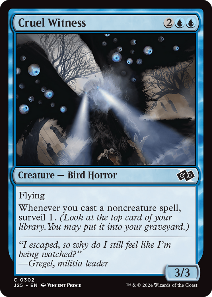 Cruel Witness [Foundations Jumpstart] | Boutique FDB TCG