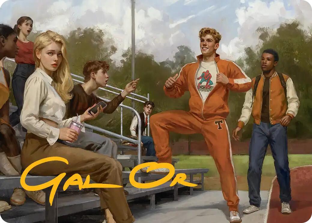 Flash Thompson, Spider-Fan Art Card (Gold-Stamped Signature) [Marvel's Spider-Man Art Series] | Boutique FDB TCG