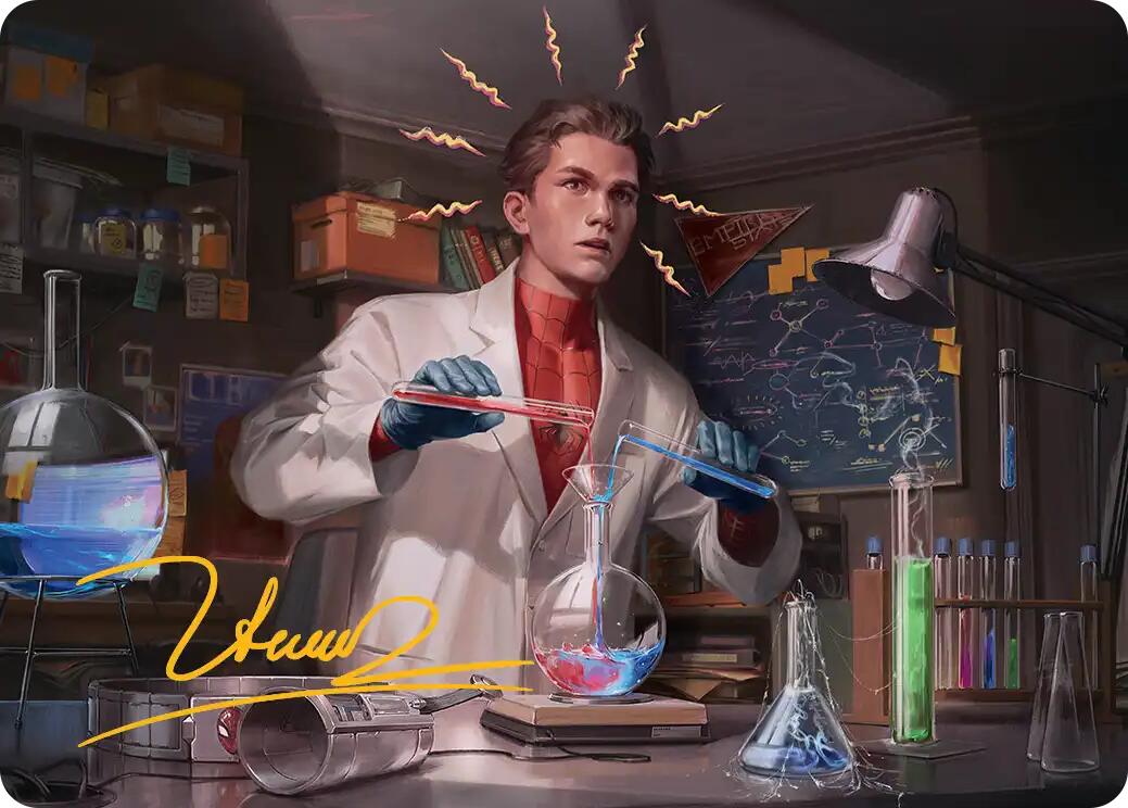 Peter Parker Art Card (3/54) (Gold-Stamped Signature) [Marvel's Spider-Man Art Series] | Boutique FDB TCG