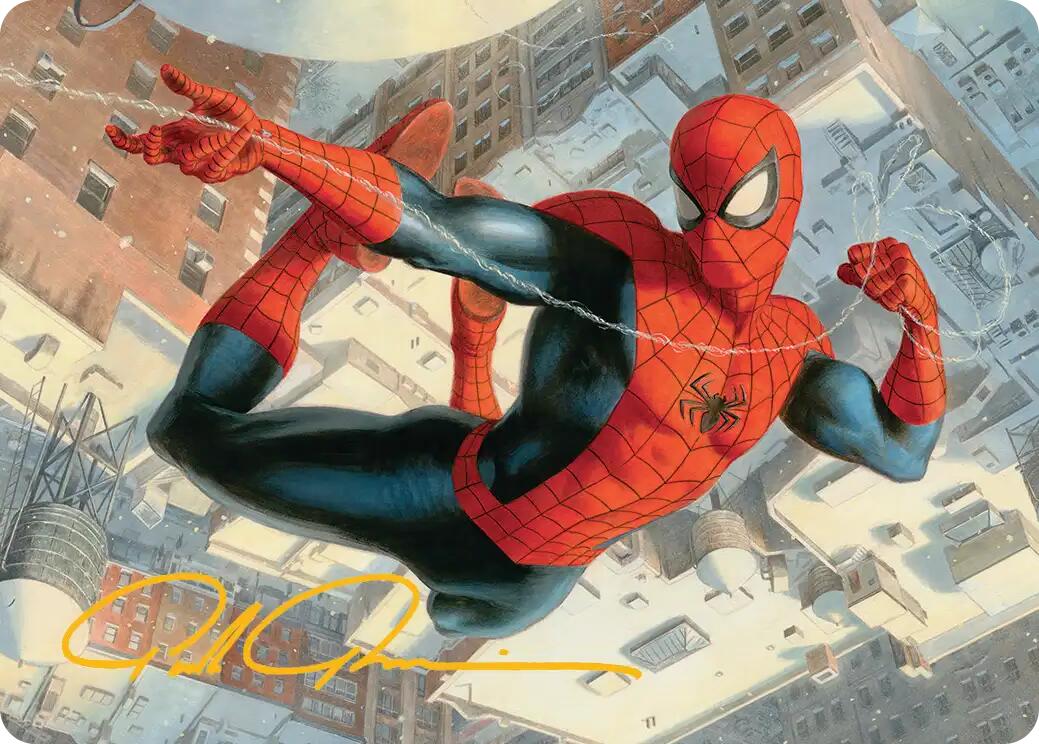 Spider-Man, Peter Parker Art Card (Gold-Stamped Signature) [Marvel's Spider-Man Art Series] | Boutique FDB TCG
