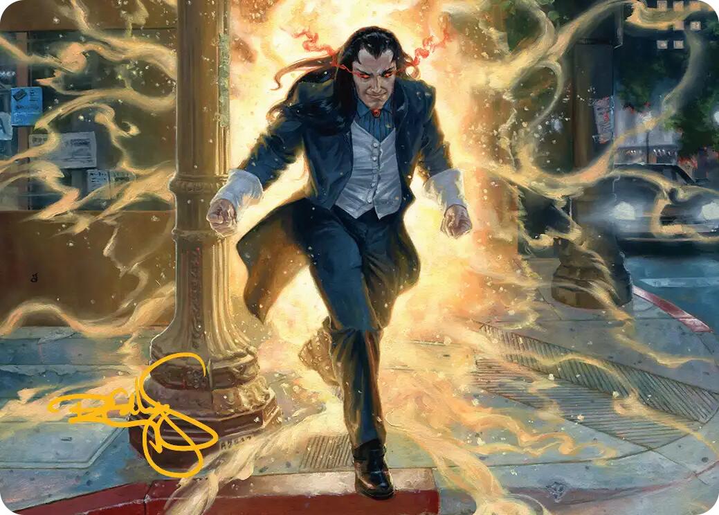 Morlun, Devourer of Spiders Art Card (Gold-Stamped Signature) [Marvel's Spider-Man Art Series] | Boutique FDB TCG