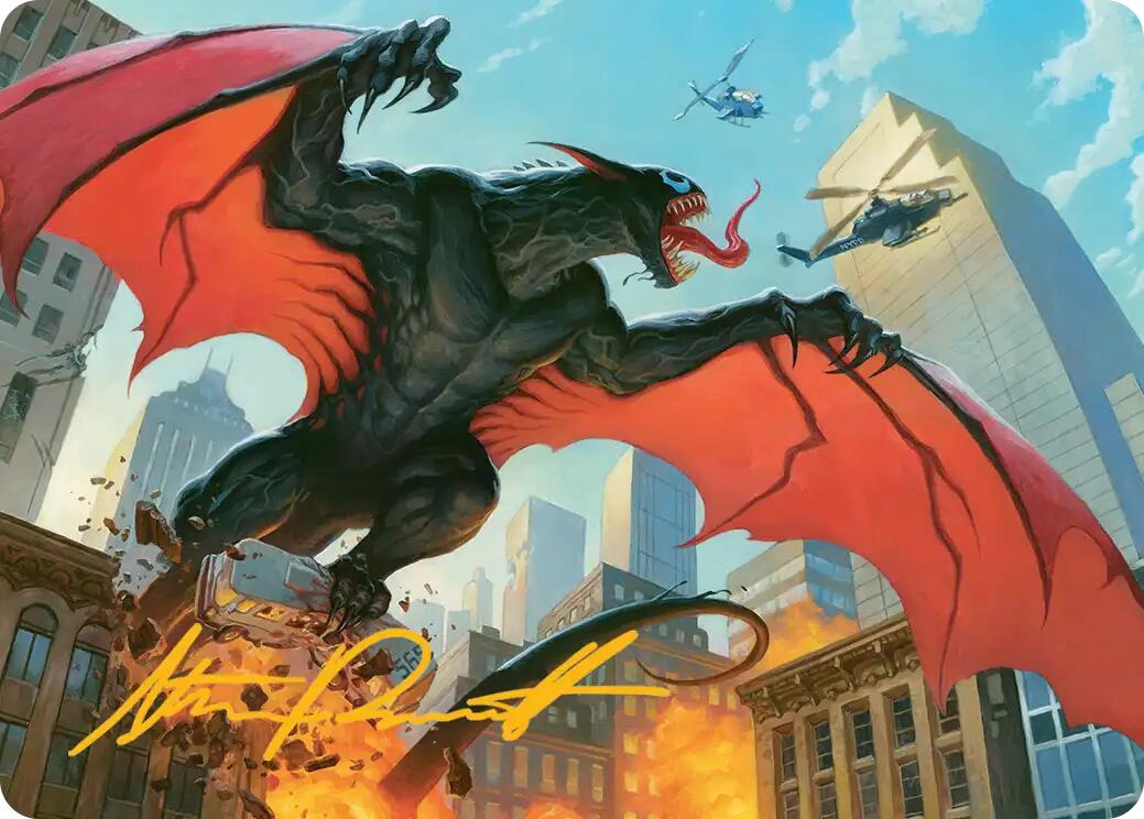 Grendel, Spawn of Knull Art Card (Gold-Stamped Signature) [Marvel's Spider-Man Art Series] | Boutique FDB TCG