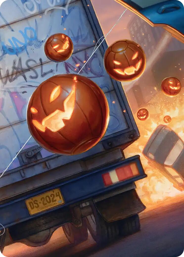 Pumpkin Bombs Art Card [Marvel's Spider-Man Art Series] | Boutique FDB TCG