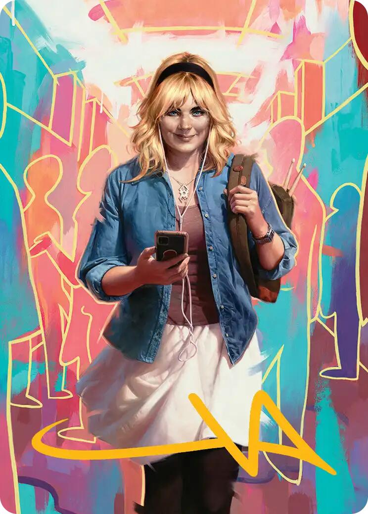 Gwen Stacy Art Card (Gold-Stamped Signature) (13/54) [Marvel's Spider-Man Art Series] | Boutique FDB TCG