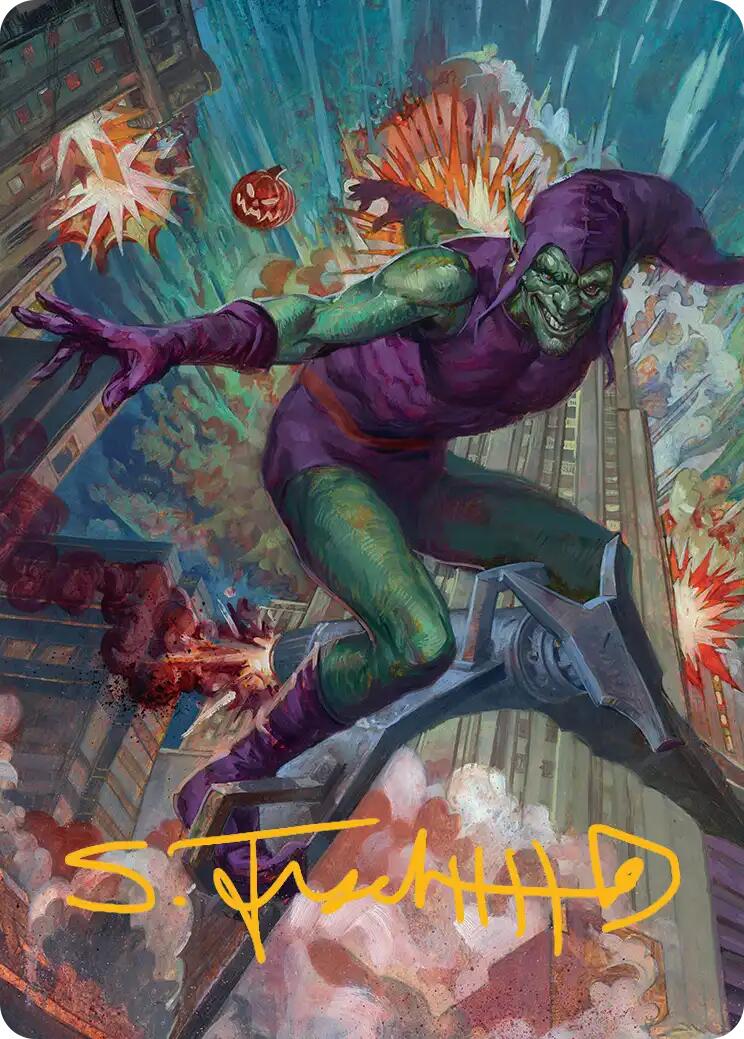 Green Goblin Art Card (26/54) (Gold-Stamped Signature) [Marvel's Spider-Man Art Series] | Boutique FDB TCG