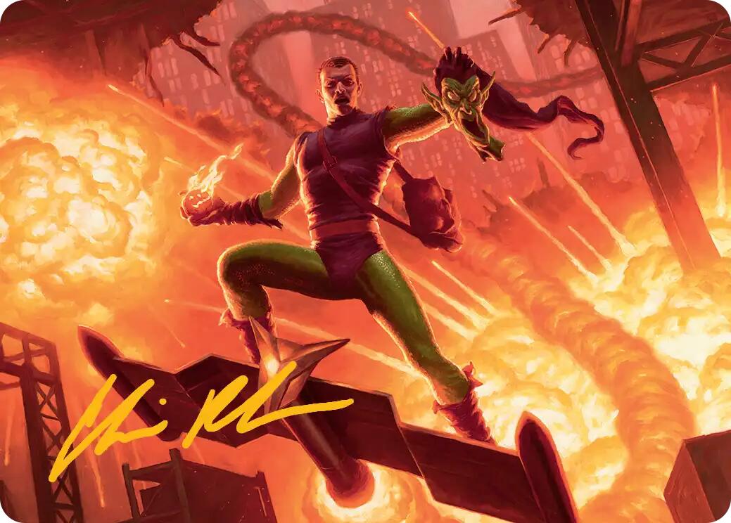 Green Goblin, Revenant Art Card (Gold-Stamped Signature) [Marvel's Spider-Man Art Series] | Boutique FDB TCG