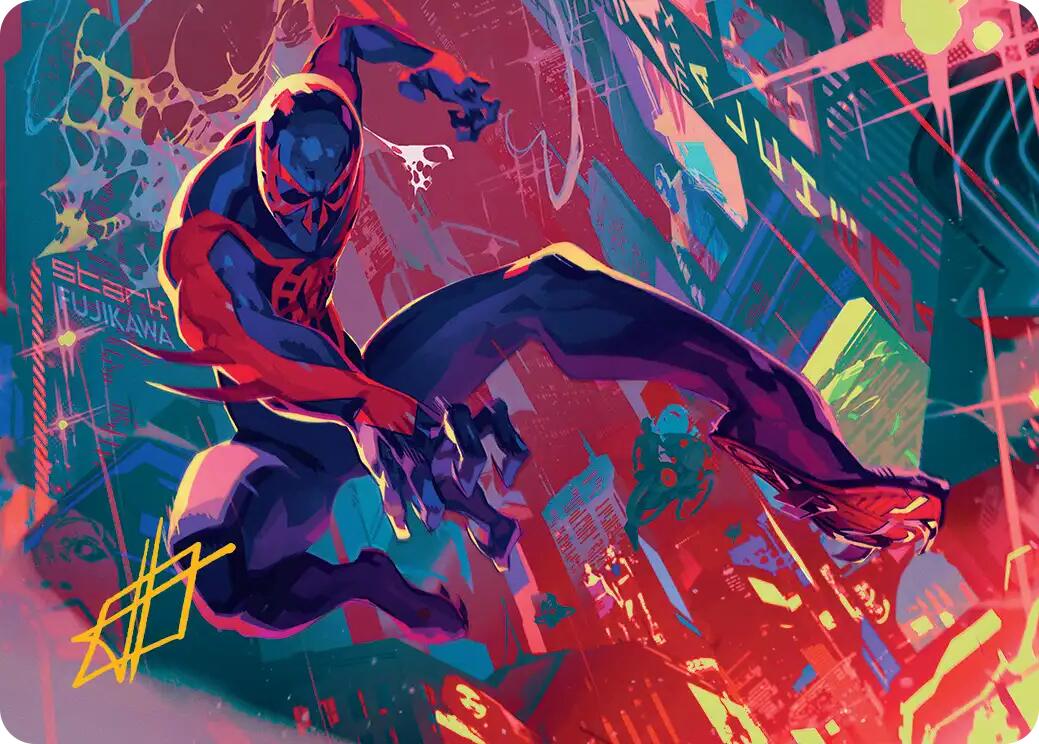 Spider-Man 2099 Art Card (Gold-Stamped Signature) [Marvel's Spider-Man Art Series] | Boutique FDB TCG