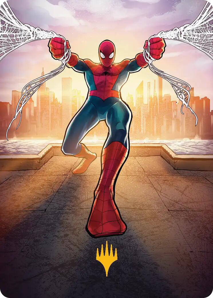 Amazing Spider-Man Art Card (36/54) (Gold-Stamped Planeswalker Symbol) [Marvel's Spider-Man Art Series] | Boutique FDB TCG