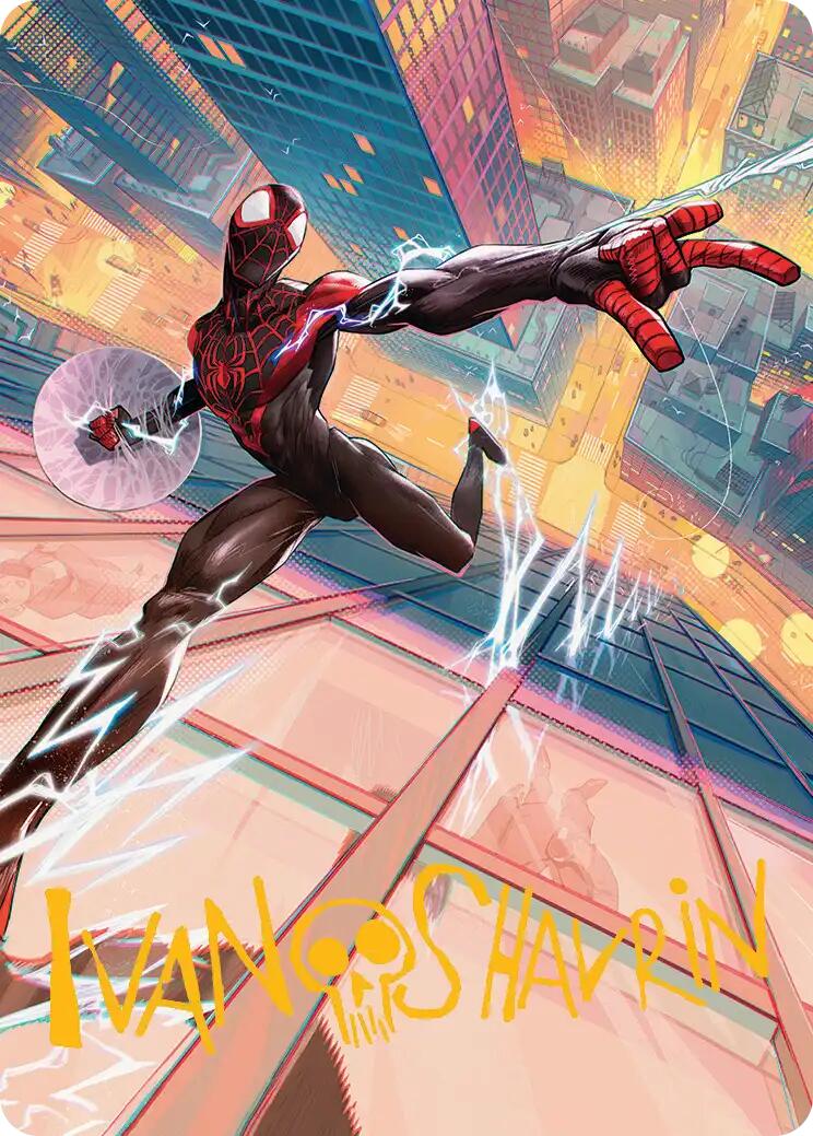 Ultimate Spider-Man Art Card (Gold-Stamped Signature) [Marvel's Spider-Man Art Series] | Boutique FDB TCG