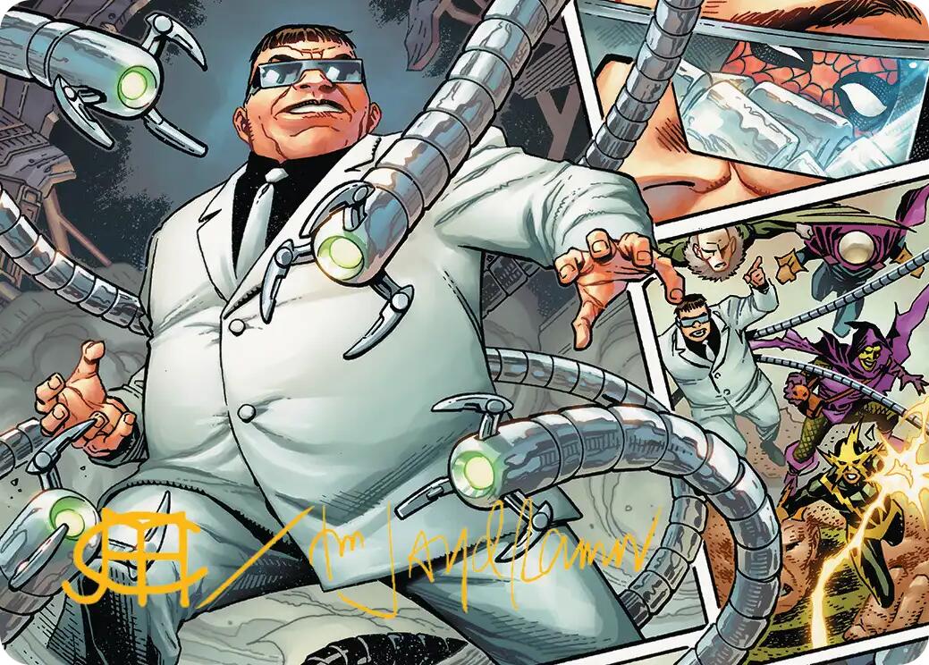 Doctor Octopus, Master Planner Art Card (48/54) (Gold-Stamped Signature) [Marvel's Spider-Man Art Series] | Boutique FDB TCG