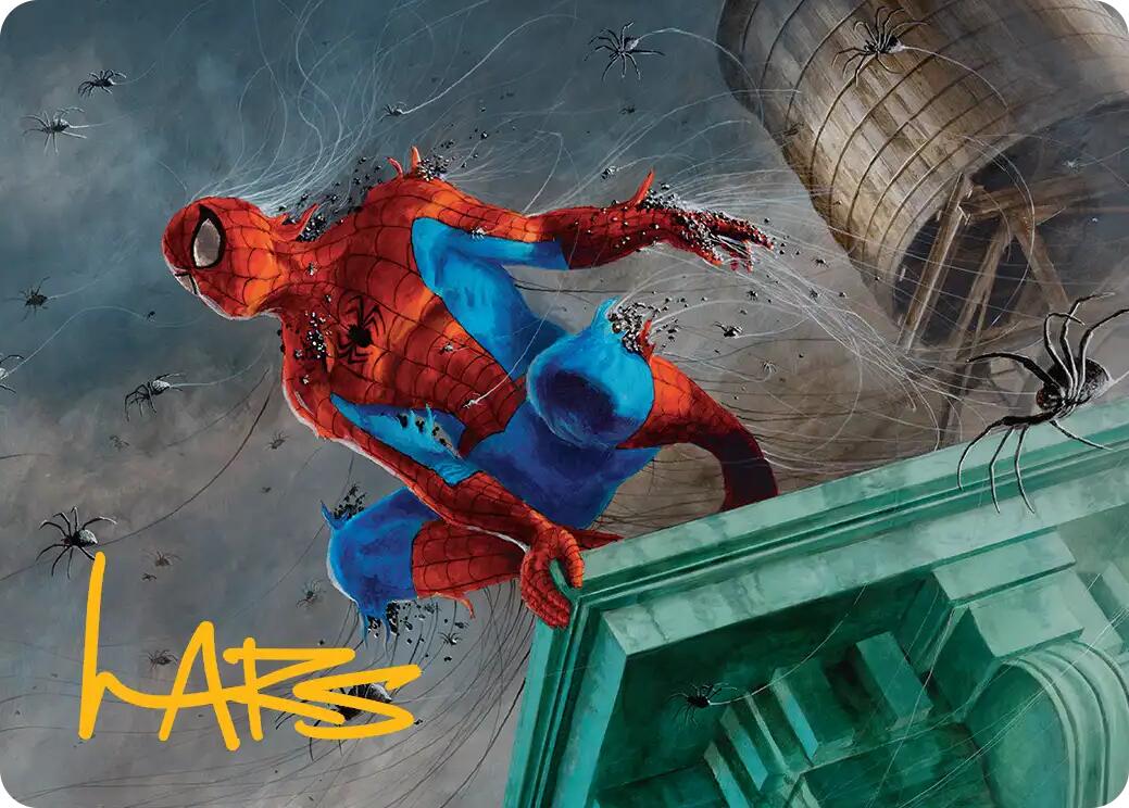 Spiders-Man, Heroic Horde Art Card (Gold-Stamped Signature) [Marvel's Spider-Man Art Series] | Boutique FDB TCG