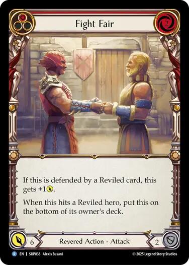Fight Fair [SUP033] (Super Slam)  Rainbow Foil | Boutique FDB TCG