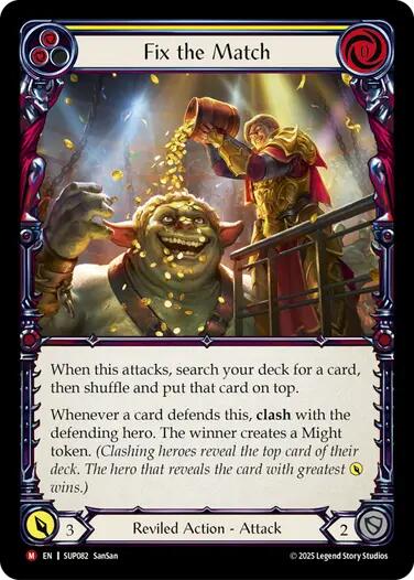 Fix the Match [SUP082] (Super Slam) | Boutique FDB TCG