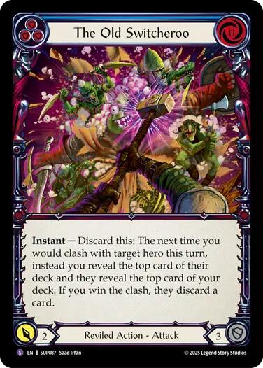 The Old Switcheroo [SUP087] (Super Slam)  Rainbow Foil | Boutique FDB TCG