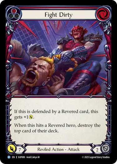 Fight Dirty [SUP089] (Super Slam) | Boutique FDB TCG