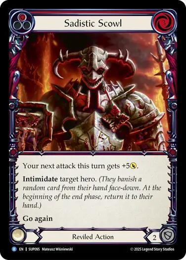 Sadistic Scowl [SUP095] (Super Slam) | Boutique FDB TCG