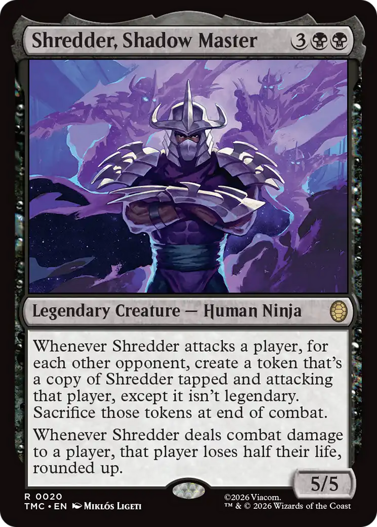 Shredder, Shadow Master [Teenage Mutant Ninja Turtles Commander] | Boutique FDB TCG