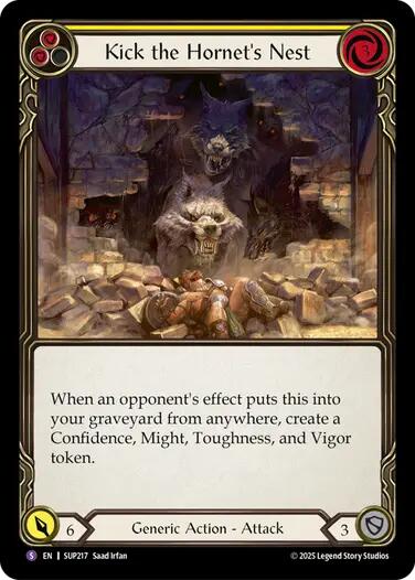 Kick the Hornet's Nest [SUP217] (Super Slam)  Rainbow Foil | Boutique FDB TCG