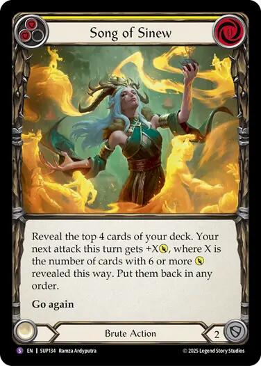 Song of Sinew [SUP134] (Super Slam) | Boutique FDB TCG