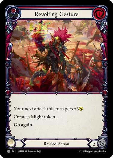 Revolting Gesture [SUP119] (Super Slam) | Boutique FDB TCG