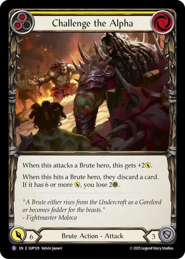 Challenge the Alpha [SUP129] (Super Slam) | Boutique FDB TCG