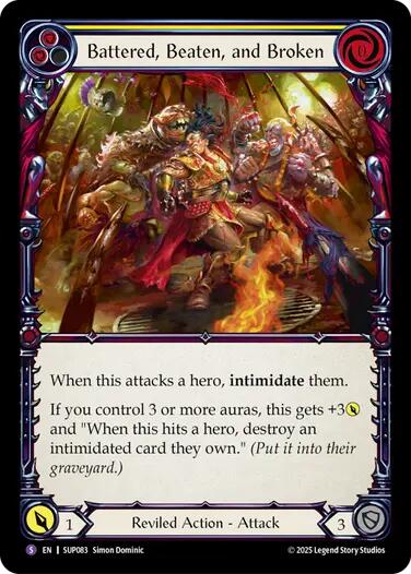 Battered, Beaten, and Broken [SUP083] (Super Slam) | Boutique FDB TCG