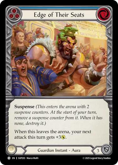 Edge of Their Seats (Blue) [SUP203] (Super Slam) | Boutique FDB TCG