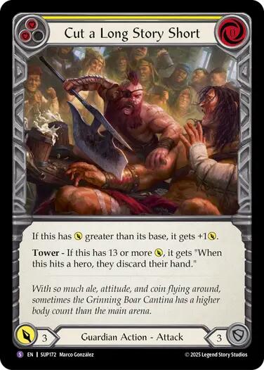 Cut a Long Story Short [SUP172] (Super Slam) | Boutique FDB TCG