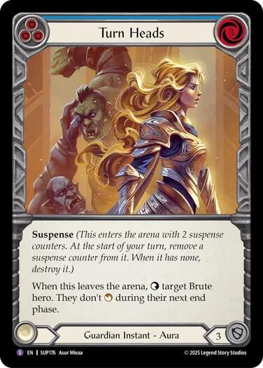 Turn Heads [SUP176] (Super Slam)  Rainbow Foil | Boutique FDB TCG