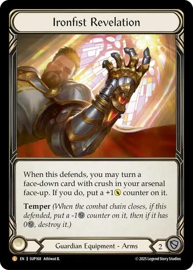 Ironfist Revelation [SUP168] (Super Slam)  Cold Foil | Boutique FDB TCG
