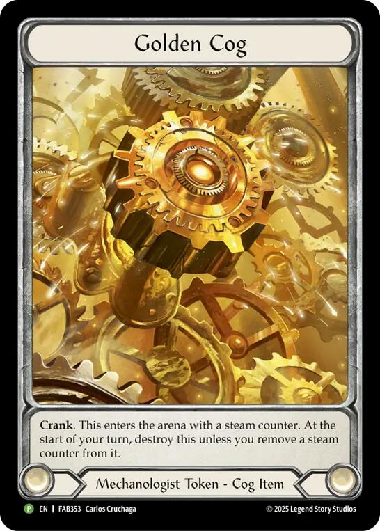 Golden Cog (FAB353) [FAB353] (Promo)  Cold Foil | Boutique FDB TCG