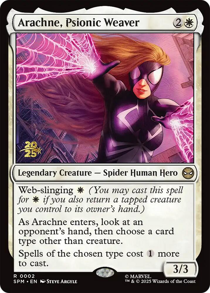 Arachne, Psionic Weaver [Marvel's Spider-Man Prerelease Promos] | Boutique FDB TCG